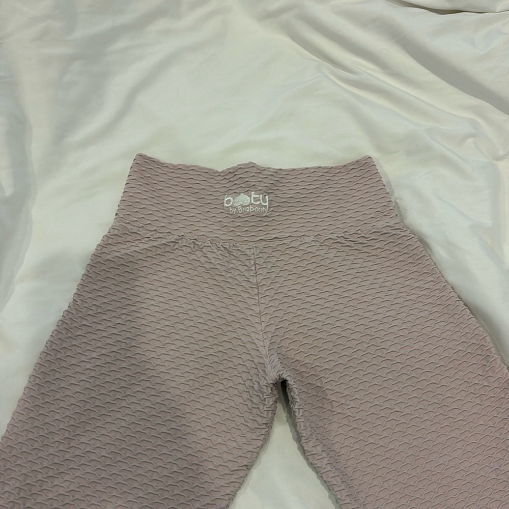 Light Pink BBB Croco leggings